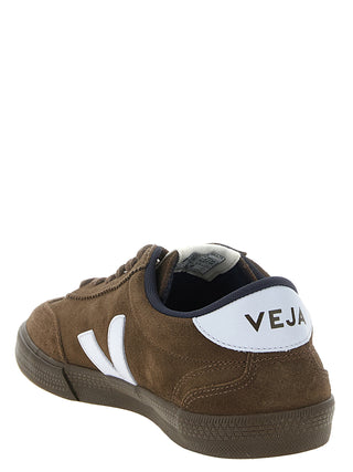Brown Calfskin Athletic Sneakers
