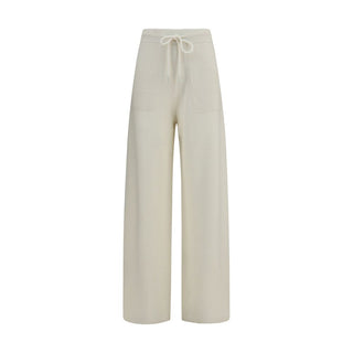 Beige Cashmere Casual Pants