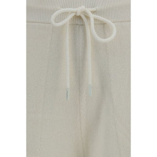 Beige Cashmere Casual Pants