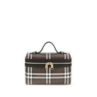 Brown Cotton Shoulder Bag