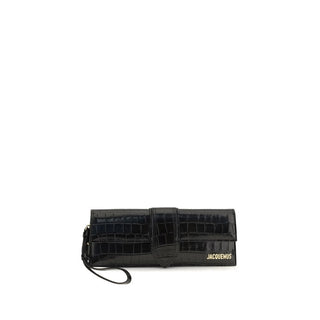 Black Calf Leather Bos Taurus Clutch Bag