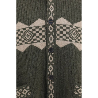 Bicolor Cashmere Cardigan