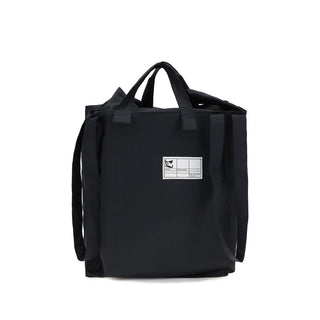 Black Polyester Shoulder Bag