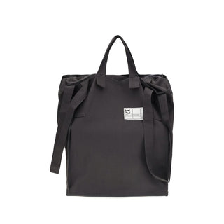 Gray Polyester Shoulder Bag