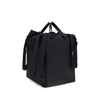 Black Polyester Shoulder Bag