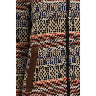 Brown Wool Oves Aries Full-Length Jacket