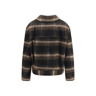 Black Wool Oves Aries Coat
