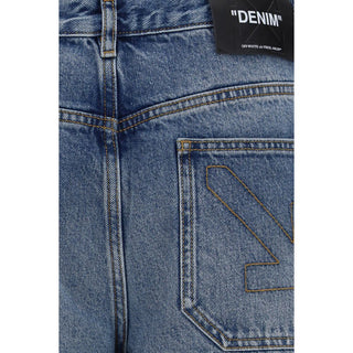 Blue Cotton Slim Fit Jeans