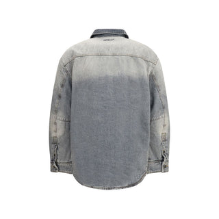 Gray Cotton Denim Jacket