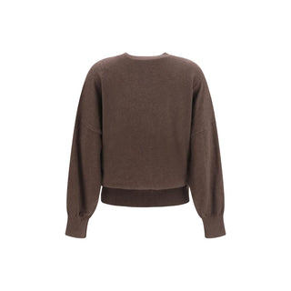 Brown Cotton Sweatshirt