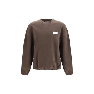 Brown Cotton Sweatshirt