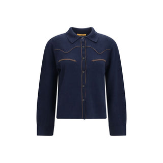 Blue Cashmere Dress Shirt