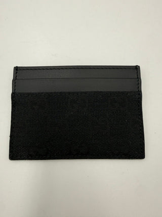 GUCCI GG Canvas Black Cardholder