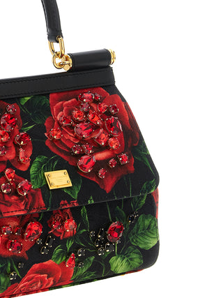 Red Cotton Handbag