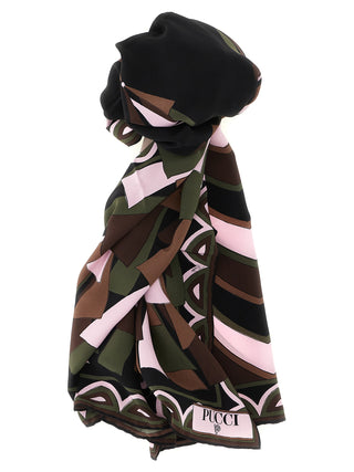 Multicolor Silk Scarf