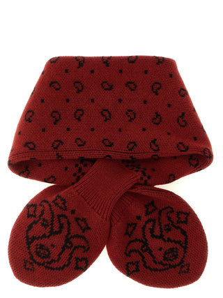 Red Wool Foulard