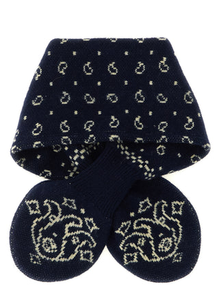 Blue Wool Foulard