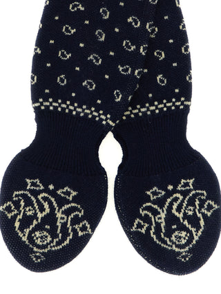 Blue Wool Foulard