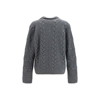 Gray Wool Oves Aries Cardigan