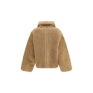 Beige Polyester Shell Jacket