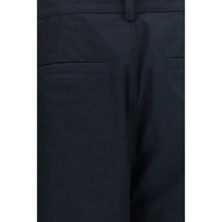 Black Cotton Cargo Pants