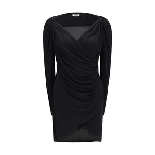 Black Viscose Casual Dress