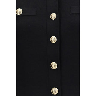 Black Viscose Cardigan