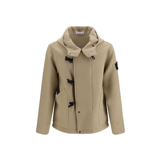 Beige Wool Oves Aries Full-Length Jacket