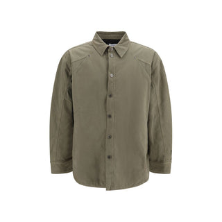 Bicolor Cotton Shell Jacket