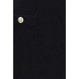 Black Viscose Mini Skirt
