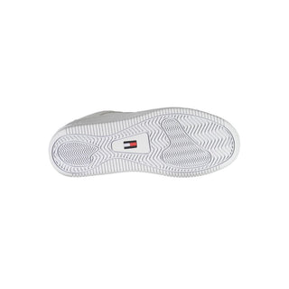 White Polyester Women's Sneaker