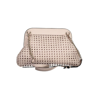 Pink Polyurethane Women's Handbag