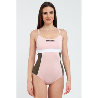 Multicolor Cotton One-Piece Swimsuit