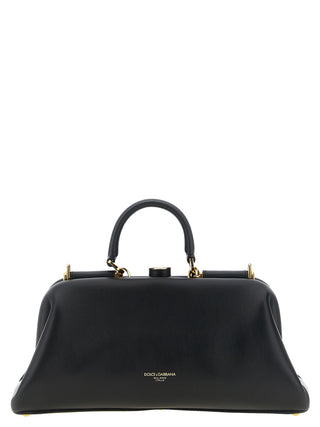 Black Lamb Leather Handbag