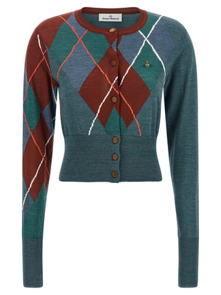 Multicolor Wool Cardigan