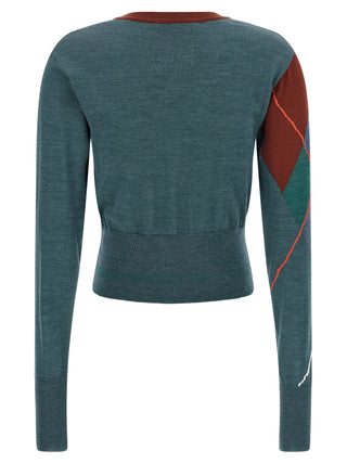 Multicolor Wool Cardigan