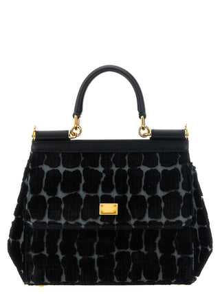 Black Cotton Handbag