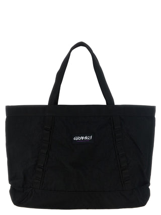 Black Nylon Tote Bag