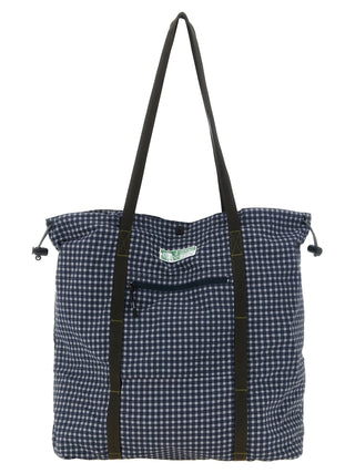 Blue Nylon Tote Bag