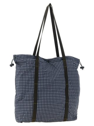 Blue Nylon Tote Bag