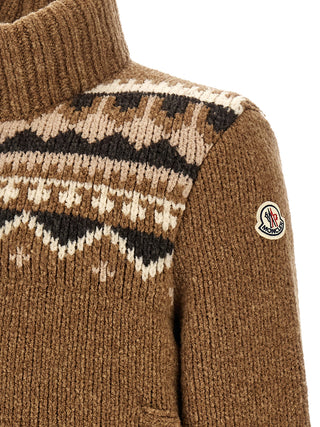Brown Virgin Wool Cardigan