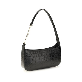 Black Calf Leather Bos Taurus Shoulder Bag