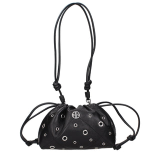 Black Leather Shoulder Bag