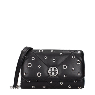 Black Leather Clutch Bag