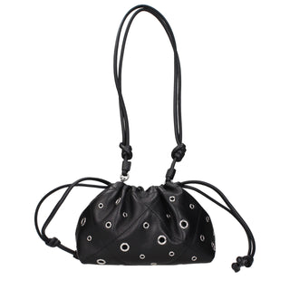 Black Leather Shoulder Bag