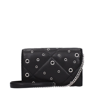 Black Leather Clutch Bag