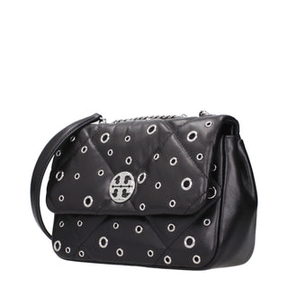 Black Leather Crossbody Bag