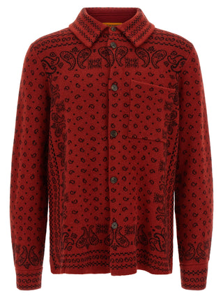 Red Cashmere Blouse