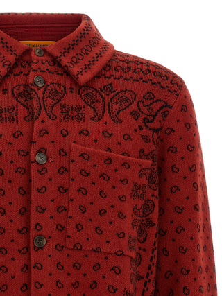 Red Cashmere Blouse
