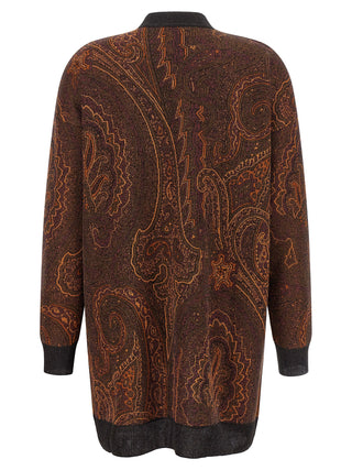 Brown Viscose Cardigan